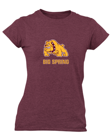 Big Spring Bulldogs Mascot #2 Women's SS T-Shirt
