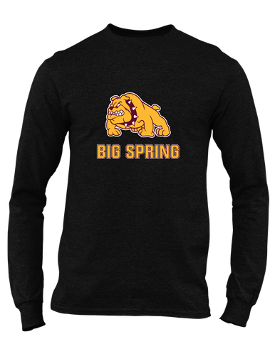 Big Spring Bulldogs Mascot #2 Men's Premium LS T-Shirt