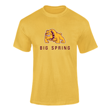 Big Spring Bulldogs Mascot #2 Men's SS T-Shirt