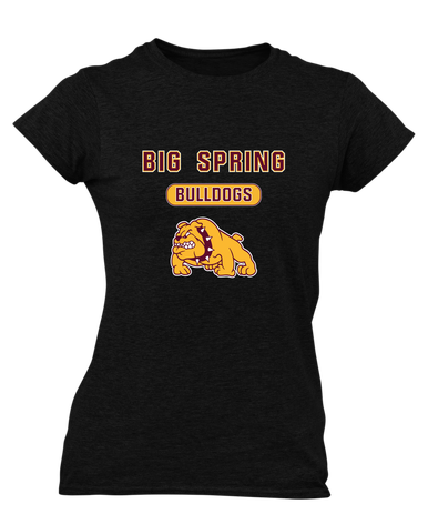 Big Spring Bulldogs Mascot #3 Women's SS T-Shirt