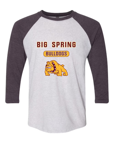 Big Spring Bulldogs Mascot #3 Men's Baseball T-Shirt