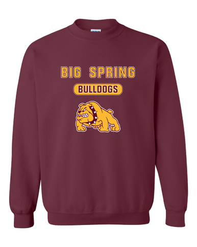 Big Spring Bulldogs Mascot #3 Men's Sweatshirt