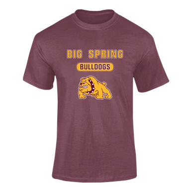 Big Spring Bulldogs Mascot #3 Men's SS T-Shirt