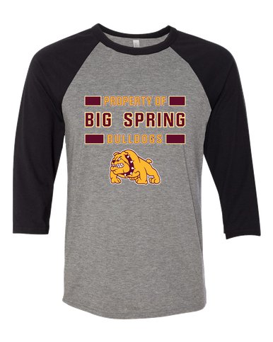 Big Spring Bulldogs Property Of Men's Baseball T-Shirt