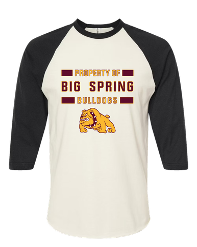 Big Spring Bulldogs Property Of Women's Baseball T-Shirt