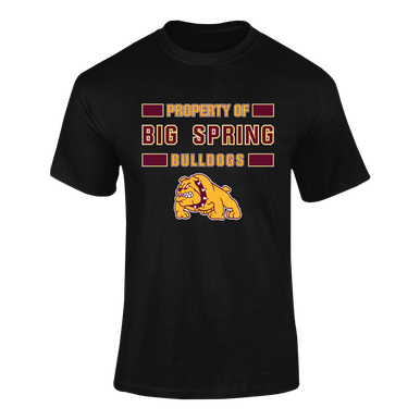 Big Spring Bulldogs Property Of Men's Premium SS T-Shirt