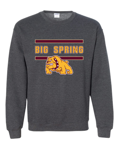 Big Spring Bulldogs Mascot #4 Men's Sweatshirt