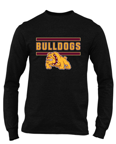 Big Spring Bulldogs Mascot #5 Men's Premium LS T-Shirt