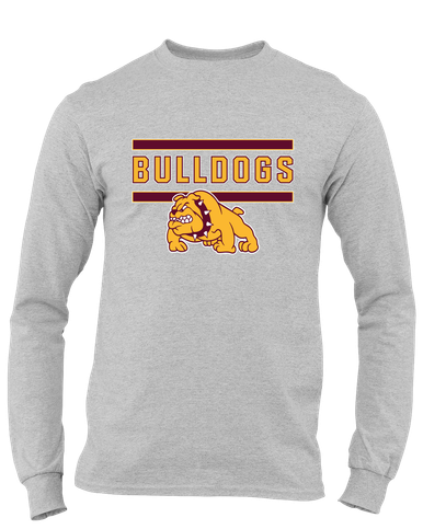 Big Spring Bulldogs Mascot #5 Men's LS T-Shirt