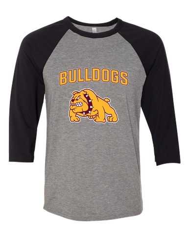Big Spring Bulldogs Mascot #6 Women's Baseball T-Shirt