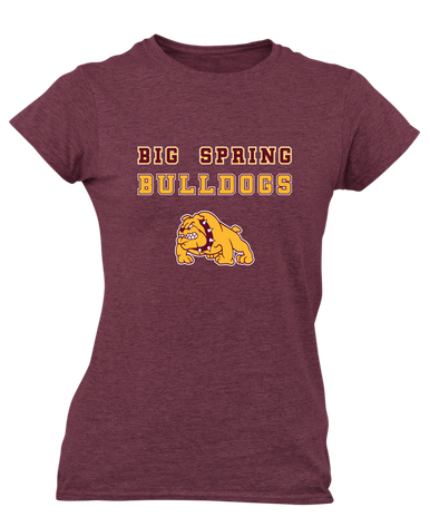 Big Spring Bulldogs Spirit Women's Premium SS T-Shirt