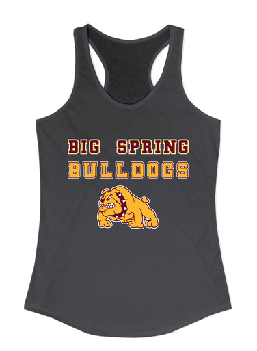 Big Spring Bulldogs Spirit Women's Tank Top