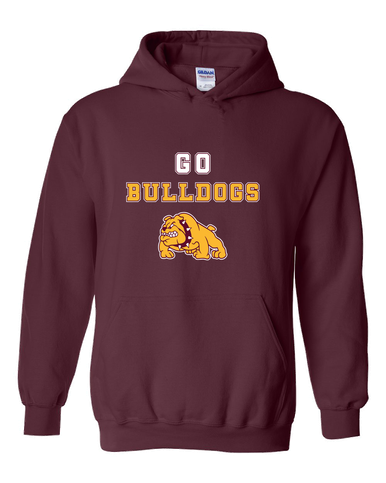 Big Spring Bulldogs Go Team Men's Hoodie