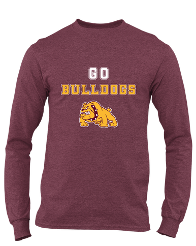 Big Spring Bulldogs Go Team Men's LS T-Shirt