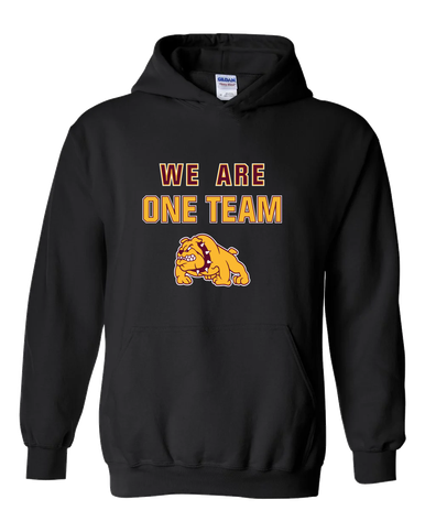 Big Spring Bulldogs We Are One Team Men's Hoodie
