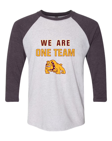 Big Spring Bulldogs We Are One Team Women's Baseball T-Shirt