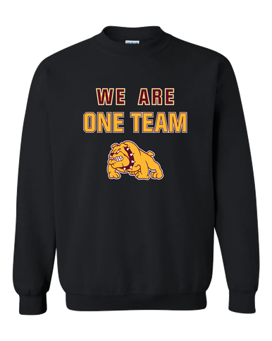 Big Spring Bulldogs We Are One Team Men's Sweatshirt