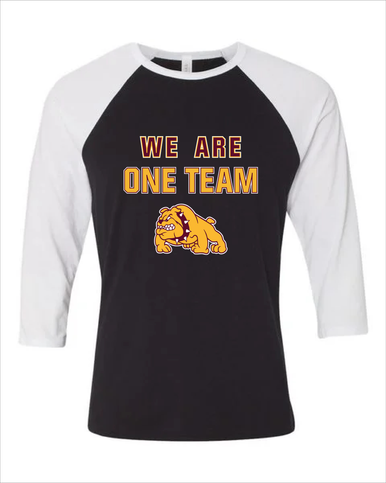 Big Spring Bulldogs We Are One Team Men's Baseball T-Shirt