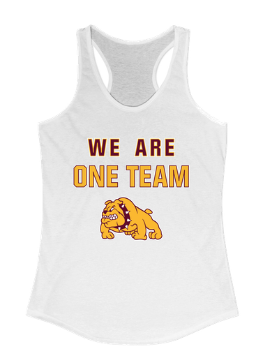 Big Spring Bulldogs We Are One Team Women's Tank Top