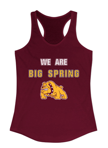 Big Spring Bulldogs We Are Women's Tank Top