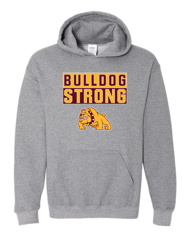 Big Spring Bulldogs Strong #1 Men's Hoodie