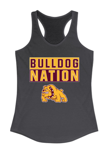 Big Spring Bulldogs Nation #1 Women's Tank Top