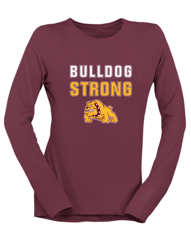 Big Spring Bulldogs Strong #2 Women's LS T-Shirt