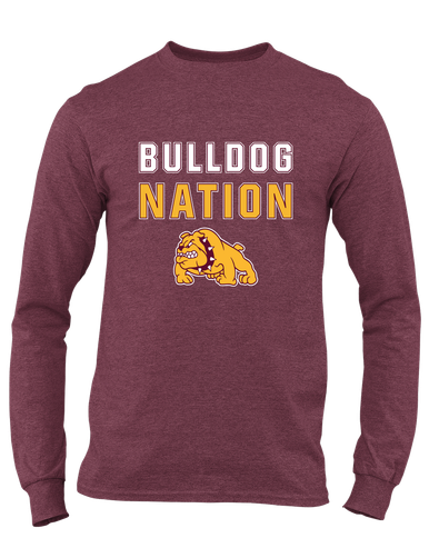 Big Spring Bulldogs Nation #2 Men's LS T-Shirt
