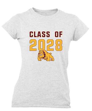 Big Spring Bulldogs Class of 2028 Women's SS T-Shirt