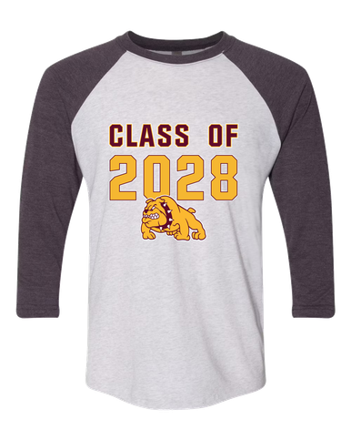 Big Spring Bulldogs Class of 2028 Women's Baseball T-Shirt