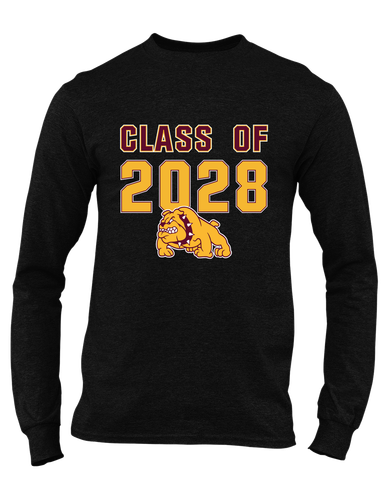 Big Spring Bulldogs Class of 2028 Men's Premium LS T-Shirt