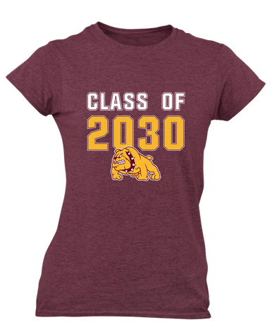 Big Spring Bulldogs Class of 2030 Women's Premium SS T-Shirt