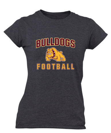Big Spring Bulldogs Football #1 Women's SS T-Shirt