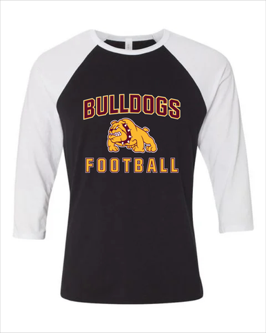 Big Spring Bulldogs Football #1 Men's Baseball T-Shirt