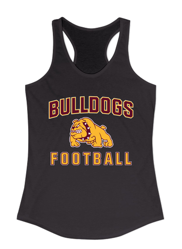 Big Spring Bulldogs Football #1 Women's Tank Top