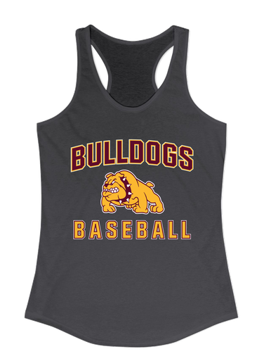 Big Spring Bulldogs Baseball #1 Women's Tank Top