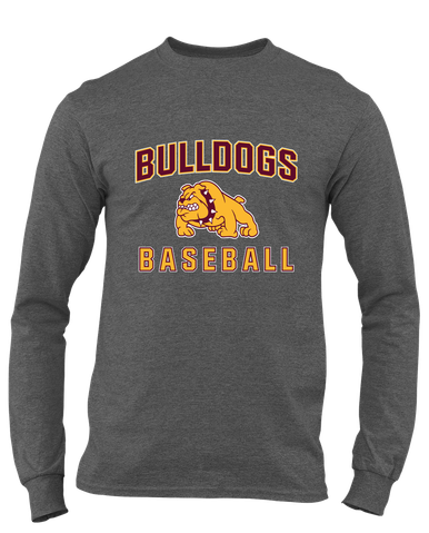 Big Spring Bulldogs Baseball #1 Men's LS T-Shirt