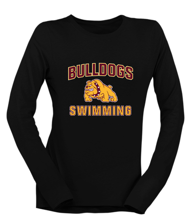 Big Spring Bulldogs Swimming Women's LS T-Shirt