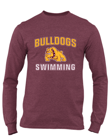Big Spring Bulldogs Swimming Men's LS T-Shirt