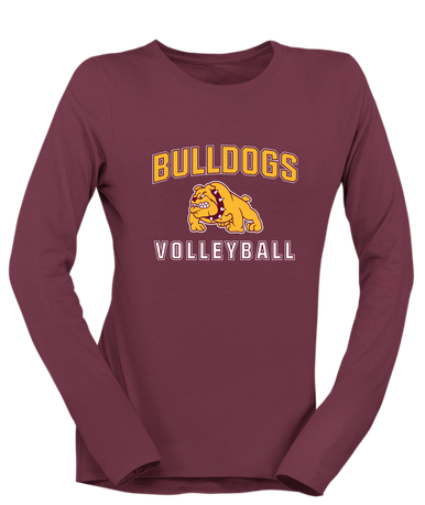 Big Spring Bulldogs Volleyball Women's LS T-Shirt