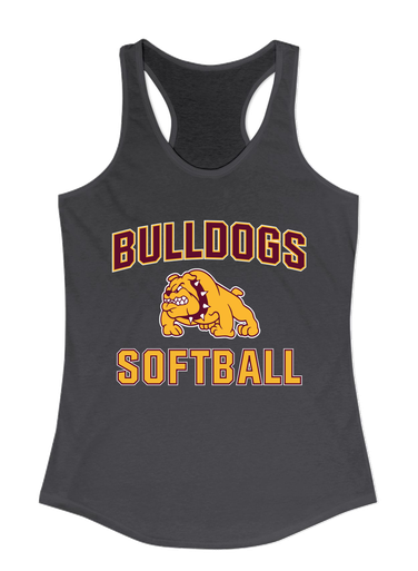 Big Spring Bulldogs Softball #1 Women's Tank Top