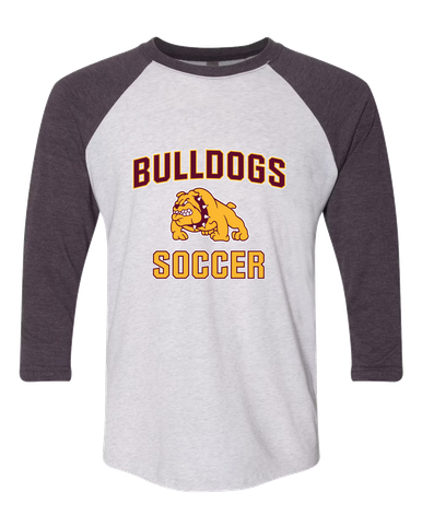 Big Spring Bulldogs Soccer #1 Women's Baseball T-Shirt