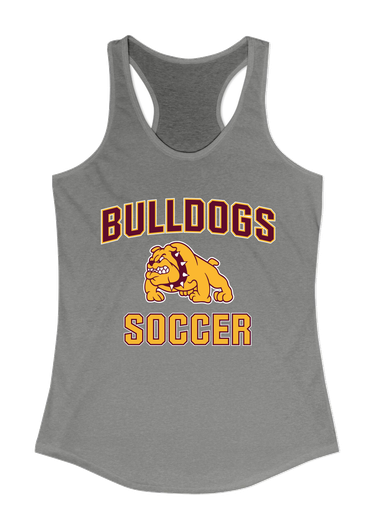Big Spring Bulldogs Soccer #1 Women's Tank Top