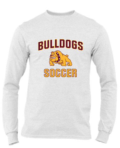 Big Spring Bulldogs Soccer #1 Men's LS T-Shirt