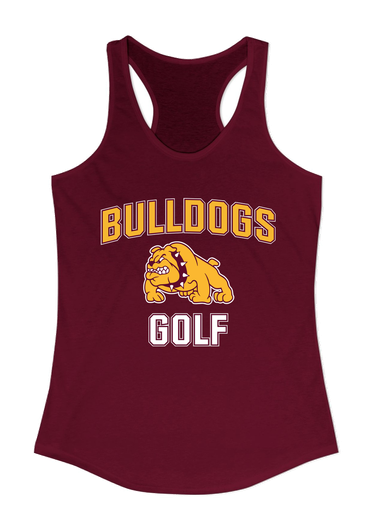 Big Spring Bulldogs Golf Women's Tank Top