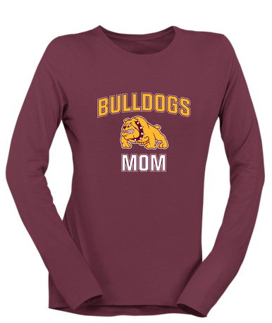 Big Spring Bulldogs Mom Women's LS T-Shirt