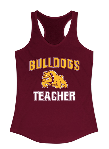 Big Spring Bulldogs Teacher Women's Tank Top