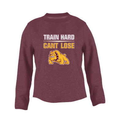 Big Spring Bulldogs Train Hard, Can't Lose Women's Sweatshirt
