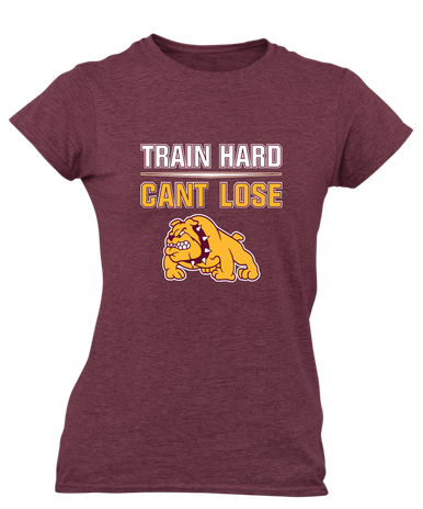 Big Spring Bulldogs Train Hard, Can't Lose Women's SS T-Shirt