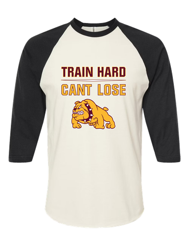 Big Spring Bulldogs Train Hard, Can't Lose Women's Baseball T-Shirt